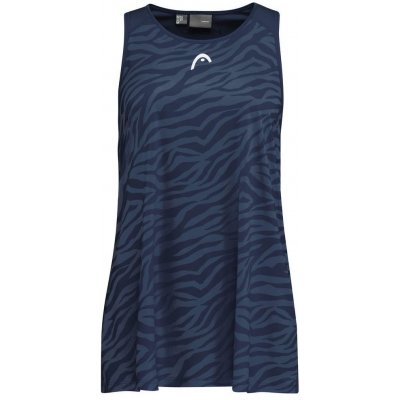 Head Agility Tank Top G dark blue/print vision – Zboží Dáma