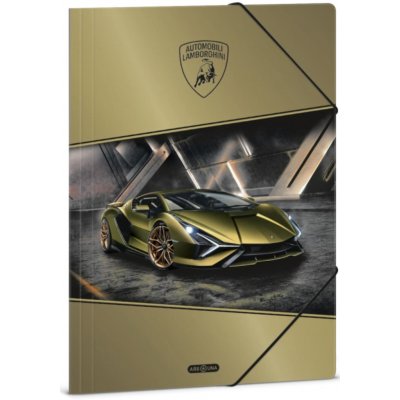 Ars Una složka na sešity A4 Lamborghini 26 zlatá – Zboží Mobilmania