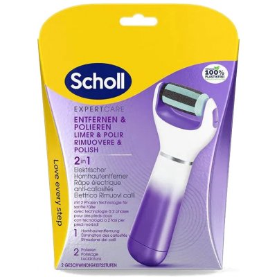 Scholl Velvet Smooth Electronic Foot File Blue – Zboží Dáma