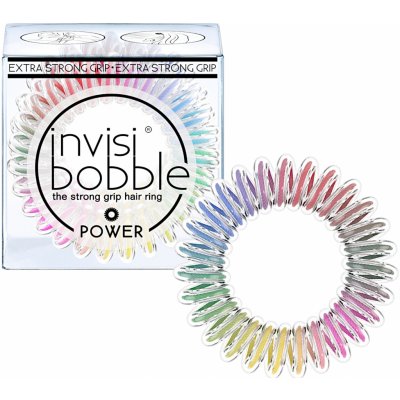 Spirálová gumička do vlasů Invisibobble Power Magic Rainbow - duhová, 3 ks (IB-PW-PC10020-2)