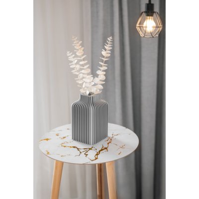 Fiedler Design VÁZA TRAVE - Jednobarevná, šedá, velikost S – Hledejceny.cz