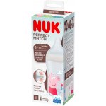 Nuk Perfect Match Peppa Pig láhev s kontrolou teploty 260 ml – Hledejceny.cz