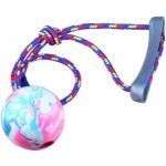 SUM-PLAST Míč aport. na šňůrce plovací Vanil. 8 cm – Sleviste.cz