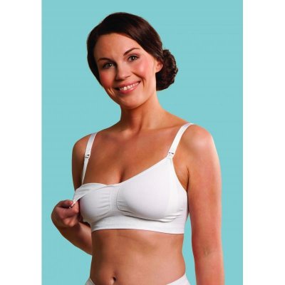 Carriwell podprsenka ke kojení s klipem bílá – Hledejceny.cz