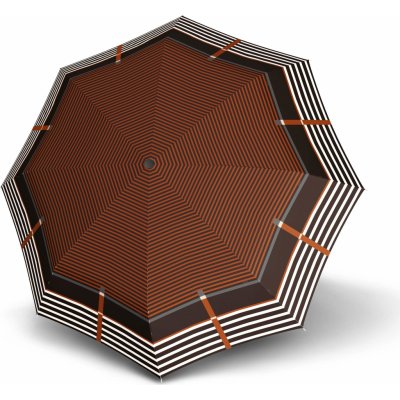 Doppler 722651LE03 Carbonsteel Mini Slim Letizia dámský skládací deštník hnědý – Zboží Mobilmania