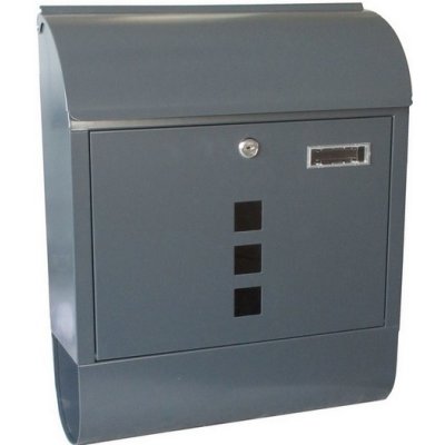 Antracitová poštovní schránka s tubusem 380x465x125 mm – Hledejceny.cz