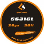 GeekVape SS316L odporový drát 0,3mm 28GA 10m – Zbozi.Blesk.cz