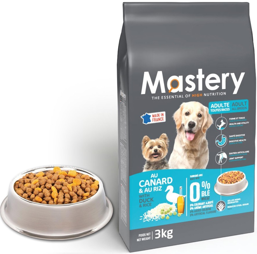 Mastery Dog Adult with Duck 3 kg