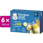 GERBER Ovesné vločky mléčné s banánem 6x2x200 ml – Zbozi.Blesk.cz
