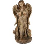 Clayre & Eef Béžová antik dekorace socha anděl Angel Vintage - 38*27*79 cm – Hledejceny.cz