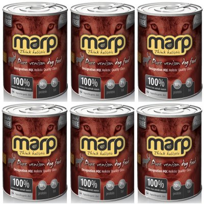 Marp Holistic Pure Venison Can Food 6 x 400 g – Zboží Mobilmania