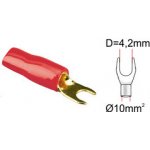 ACV kabelová vidlička 10qmm red – Zboží Mobilmania