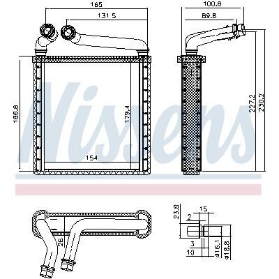 Výměník tepla NISSENS 73979 | Zboží Auto