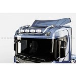 Střešní nerezový rám, SCANIA NTG S,R,G,P s kabeláží pro 4 světla, 4 upínadla světel