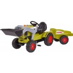 BIG Šlapací traktor CLAAS se lžící a vozíkem – Sleviste.cz