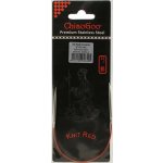 ChiaoGoo Knit Red ergonomické fixní kruhové jehlice 23 Cm 3,5mm – Sleviste.cz