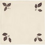 Ferm Living Koberec pod vánoční stromeček Oak Christmas Tree 120 × 120 cm, krémová barva, textil – Hledejceny.cz