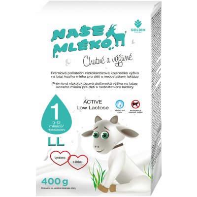 Goldim Naše Mléko LL Active 400 g – Hledejceny.cz