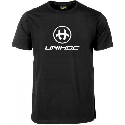 Unihoc T shirt Storm black JR – Zboží Mobilmania