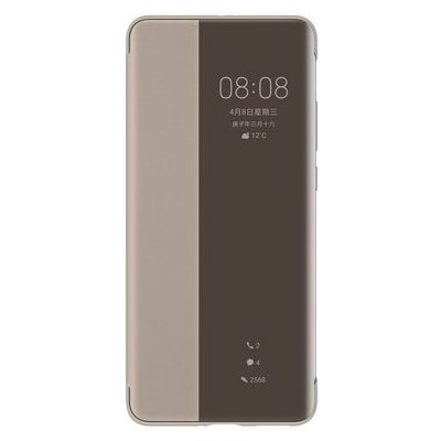 Pouzdro Huawei Original S-View P40, khaki – Sleviste.cz