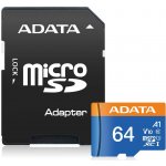 ADATA Pro microSDXC 64 GB UHS-I AUSDX64GUICL10-RA1 – Zboží Živě