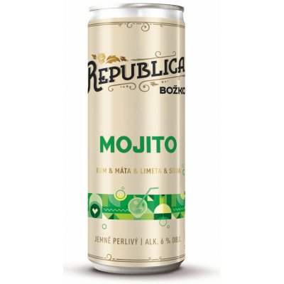 Republica Mojito Rum Máta Limetka Soda 6% 0,25 ml (plech) – Sleviste.cz