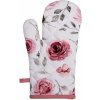 Chňapka Bavlněná chňapka-rukavice s růžemi Rustic Rose - 18*30 cm