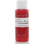 barva akrylová 59 ml červená tmavě Dark Red Artiste – Zboží Mobilmania