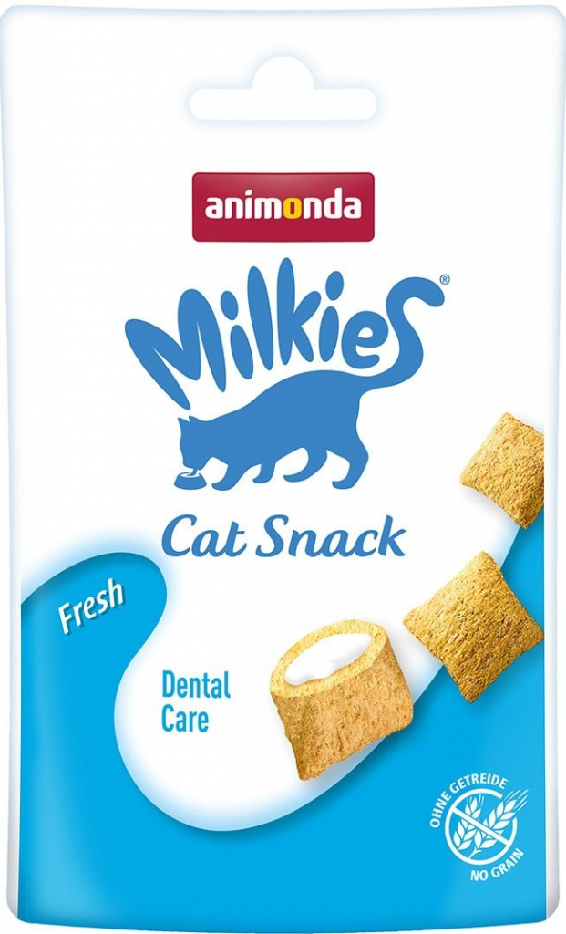 Milkies křupavé polštářky Fresh Dental Care 6 x 30 g