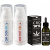 Doplněk stravy s CBD Pharma Activ CBD 10% konopný olej 1000 mg 10 ml + CBD Gel HOT & COOL 2 x 75 ml