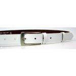 Penny Belts dámský kožený opasek bílý 60062- 176-00 – Sleviste.cz