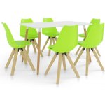 vidaXL 7dílný zelený – Zboží Dáma