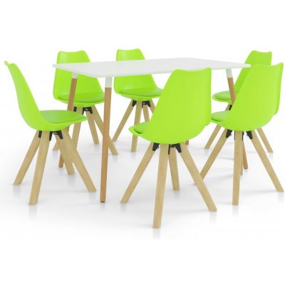 vidaXL 7dílný zelený – Zboží Dáma