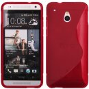 Pouzdro a kryt na mobilní telefon Pouzdro S-Case HTC One Mini / M4 Červené