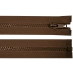 Kostěný zip dělitelný, délka 50 cm - čokoládový – Hledejceny.cz