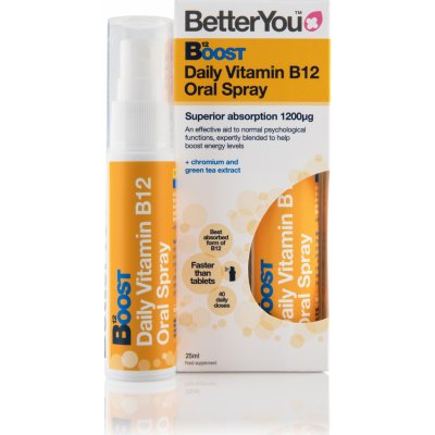 BetterYou B-complete Vitamin B complex ve spreji 25 ml – Zboží Mobilmania