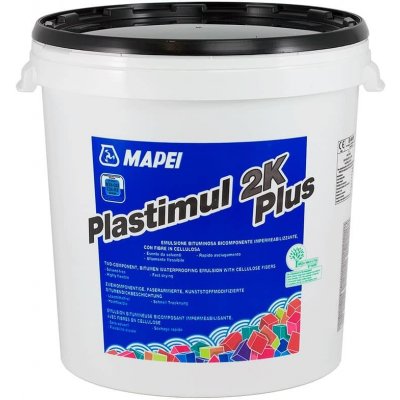 Mapei PLASTIMUL 2K Plus Hydroizolační dvousložková bitumenová emulze, 30 kg – Zboží Mobilmania