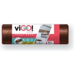 Vigo pytle na tříděný odpad LDPE 60 l 30 µm 10ks hnědé – Zboží Dáma
