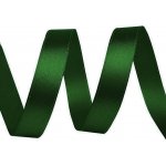 Atlasová stuha svazky po 5 m šíře 12 mm Varianta: 49 zelená lesní, Balení: 5 m – Zboží Dáma
