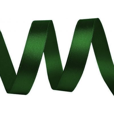 Atlasová stuha svazky po 5 m šíře 12 mm Varianta: 49 zelená lesní, Balení: 5 m – Zboží Dáma