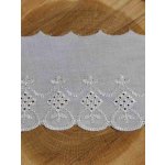 Bavlněná madeira - štykování šíře 80 mm dírky ve čtverci – Hledejceny.cz