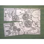 Skládací pohledy Slunce v lese omalovánky – Zbozi.Blesk.cz