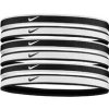 Čelenka do vlasů !!!! Nike swoosh sport headbands 6 pk tipped | N.100.2021.176 | Bílá | UNI