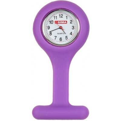 Gima sesterské hodinky kulaté - silikonové fialová – Sleviste.cz