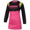 Dres na motorku Thor Pulse Rev Wmn 24 charcoal růžový