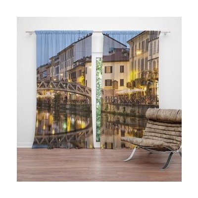 Sablio Závěs Město: 2ks 140x250cm – Hledejceny.cz
