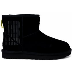UGG dámské zimní boty CLASSIC MINI SIDE LOGO 1144057-BLK černá