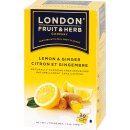 LONDON FRUIT & HERB Ovocný čaj citron se zázvorem 20 x 2 g