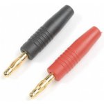 GForce Zlacené banánky 4.0mm červená + černá 1 sada – Sleviste.cz