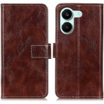 VSECHNONAMOBIL 139766 RETRO Peněženkový obal POCO X8 Pro hnědý – Zboží Živě